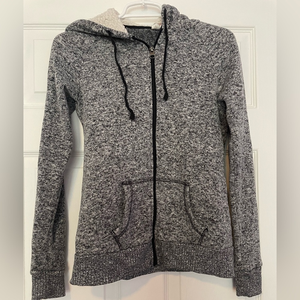 No Boundaries Gray Hooded Jacket